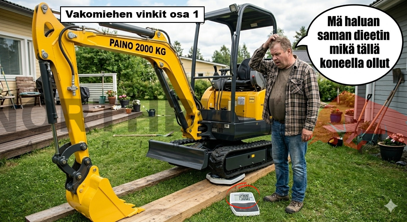 Vakomiehen vinkit #1 – Onko kilot karanneet käsistä?