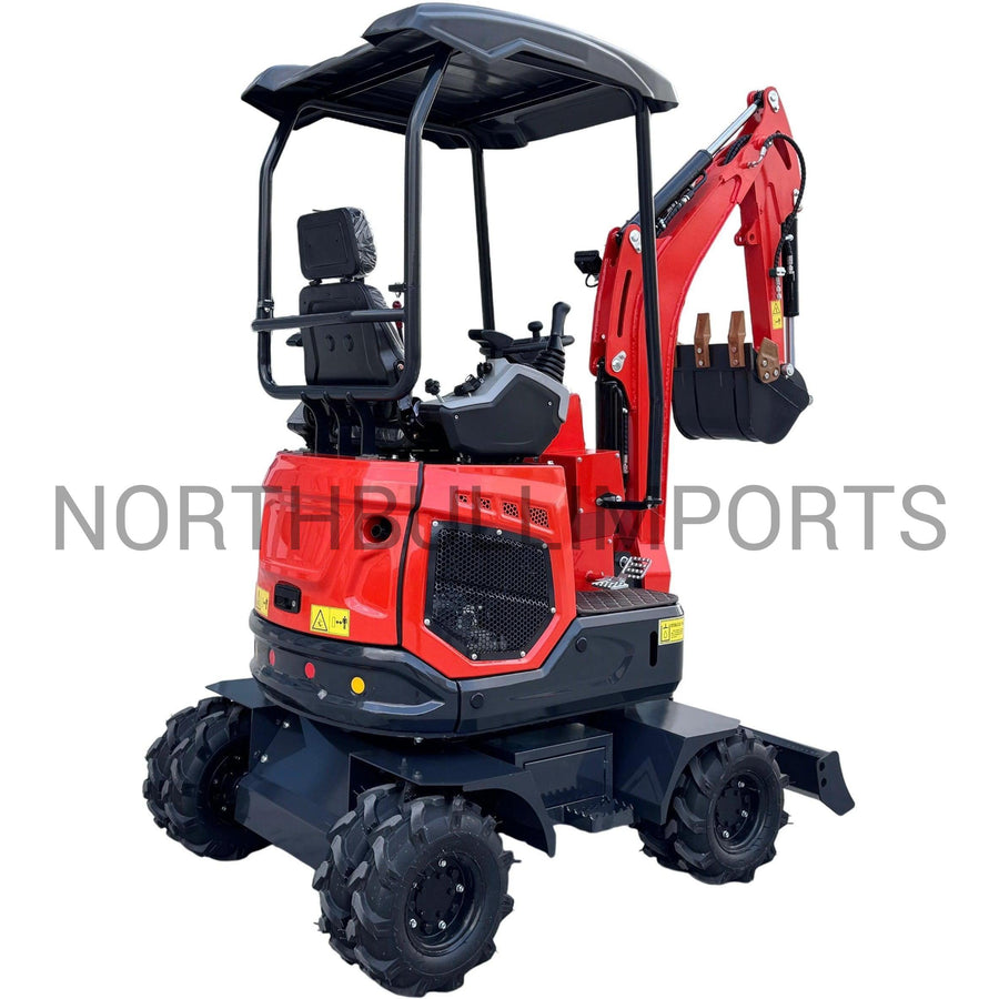 HT15 minikaivuri pyöräalustalla thumbnail 2