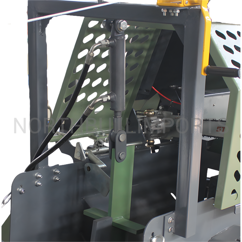 Hydraulinen halkaisuterän korkeuden säätö (JR480D-500D)