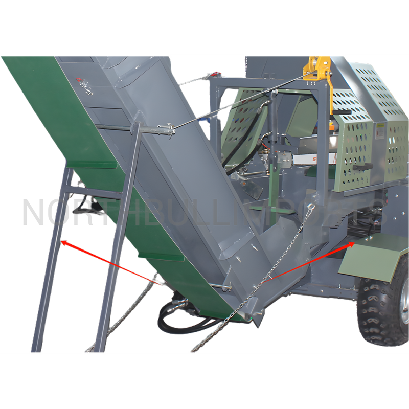 Poistokuljettimen hydraulinen kääntö (JR480D-500D)